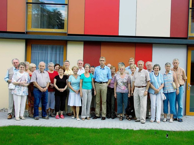 Die CDU-Fraktion mit Bundestagskandida...Schuster im Pflegeheim Markgrflerland  | Foto: Herbert frey