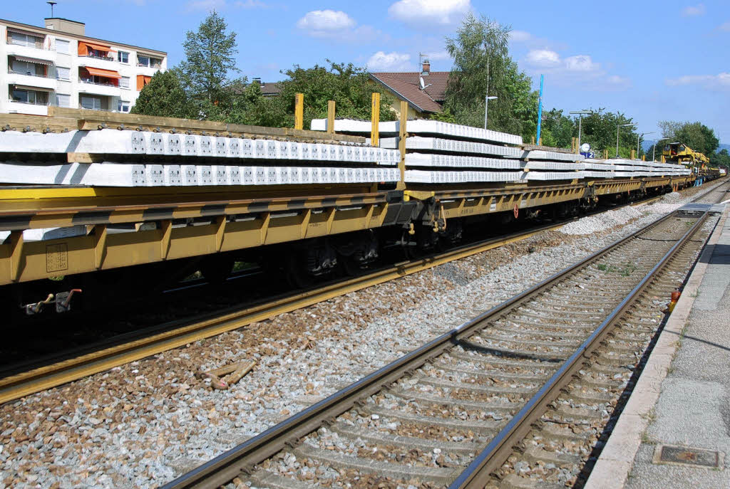 Arbeiten in einem Zug Rheinfelden Badische Zeitung