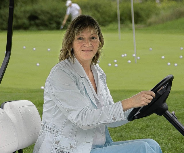 Marita Schnwlder arbeitet, wo andere Freizeit genieen.   | Foto: Spittka