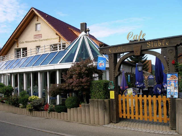 Seit 1994 kann im Glotterstble auch i...der Gartenterrasse geschlemmt werden.   | Foto: schmidt