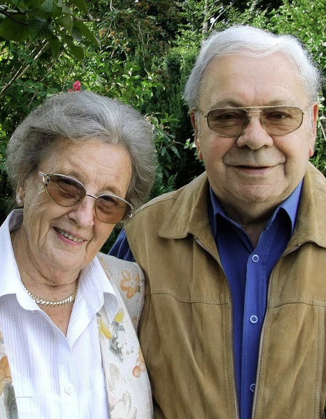 Adelheid und Rudi Tschan feiern ihre diamantene Hochzeit.    | Foto: Freudig