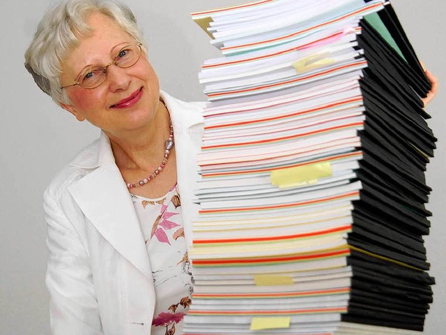 Christa Bhler war 24 Jahre lang Leite... Frau in einer Topposition im Rathaus.  | Foto: Michael Bamberger