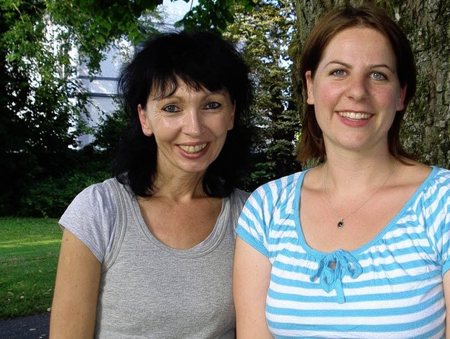 Doris Welzel und Iris Wurmbauer helfen Schwangeren, mit dem Rauchen aufzuhren.   | Foto: BZ