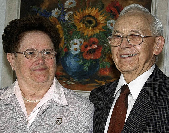 Elfriede und Josef Kaufmann   | Foto: U. Hiller