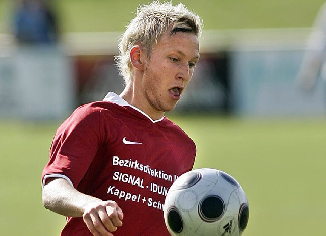 Fussball Landesliga Staffel 1 OGSC Kap... AltdorfJochen Diebold (SC Kappel #18) 