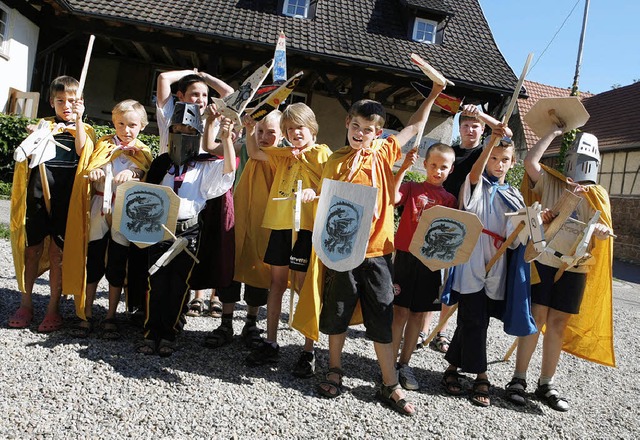 Hurra, die Ritter sind da!   | Foto: Christoph Breithaupt