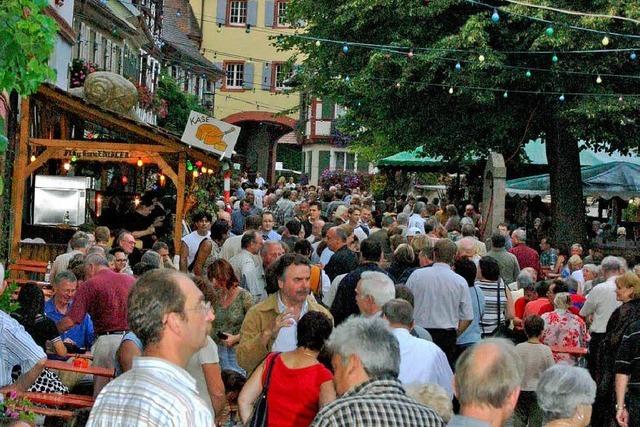 Weinfest in der historischen Mittelstadt