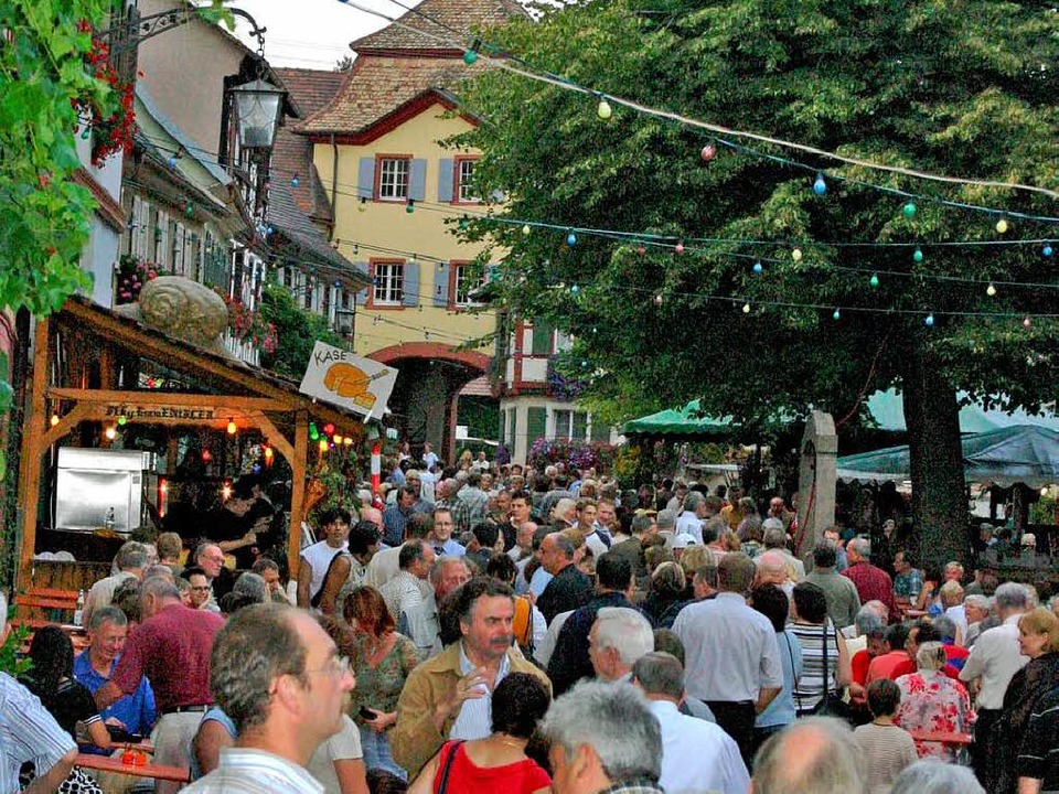 Weinfest In Der Historischen Mittelstadt Vogtsburg Badische Zeitung 8883