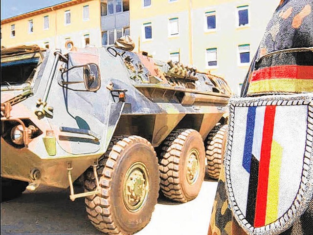 Panzerfahrzeuge gehren zum Allltag de...Kaserne um Spa und Unterhaltung.       | Foto: BZ