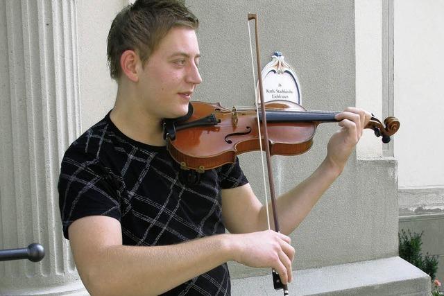 David Steinebrunners Herz schlgt fr die Geige