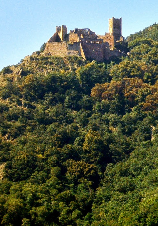 Einer der Herrschaftssitze der Rappoltsteiner: die Burg St. Ulrich im Elsass   | Foto: Privat