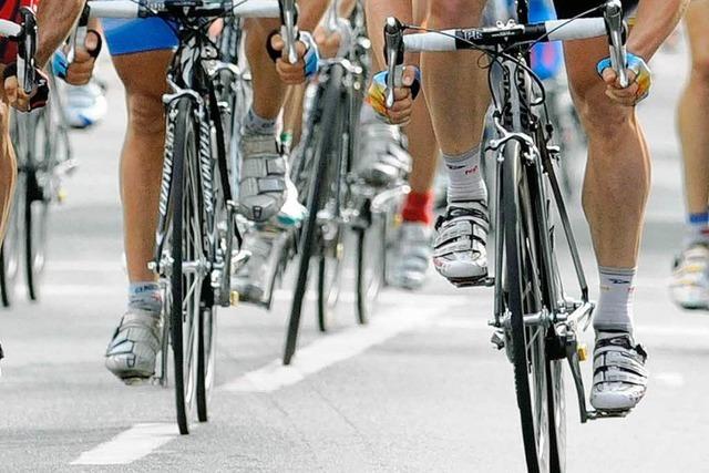 Wegen Radrennen Straensperrung in Kehl