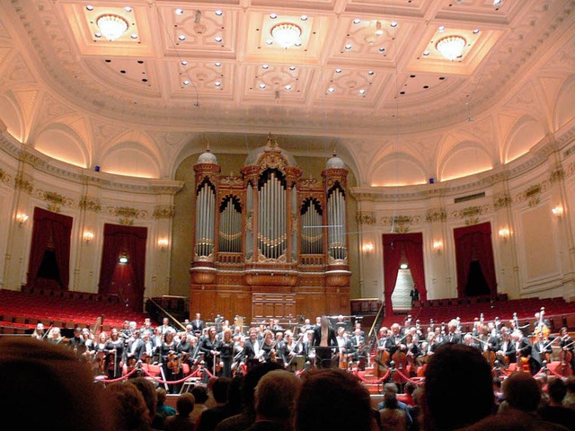 Der Amsterdamer Concertgebouw, nach dem das Concertgebouw Orchester benannt ist.  | Foto: GNU