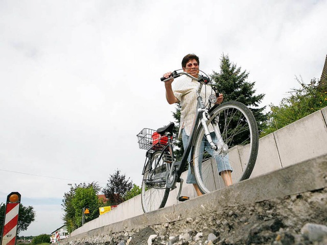 Fr Rad- und Autofahrer gibt es zwisch...imnschrnkungen wegen einer Baustelle.  | Foto: Christoph Breithaupt