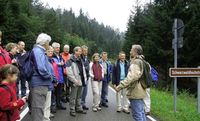 Auf der Schwarzwaldhochstrae zu wande...211; und machte &#8217;ne Menge Spa.   | Foto: bz