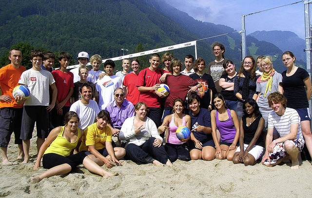 Eine Begegnung mit Schweizer Jugendlic...utsch-Schweizer Teams im Mittelpunkt.   | Foto: WOLFANG BCHLE