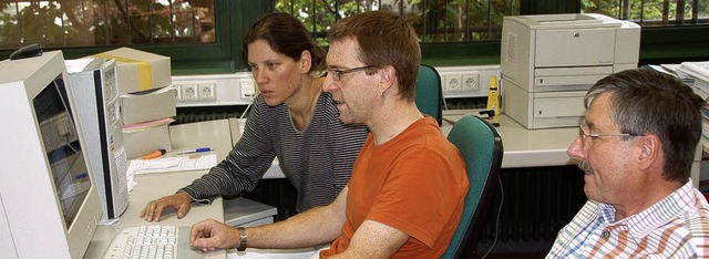 Max Ngelin (rechts) arbeitet an seine...hon drei Jahre mit Ngelin zusammen.    | Foto: Schlageter