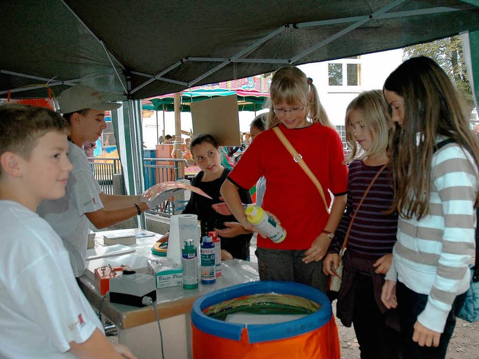 Am Sonntag gab es beim Staenfest Ange... &#8211; und deutlich besseres Wetter.  | Foto: Heidemarie Wusser