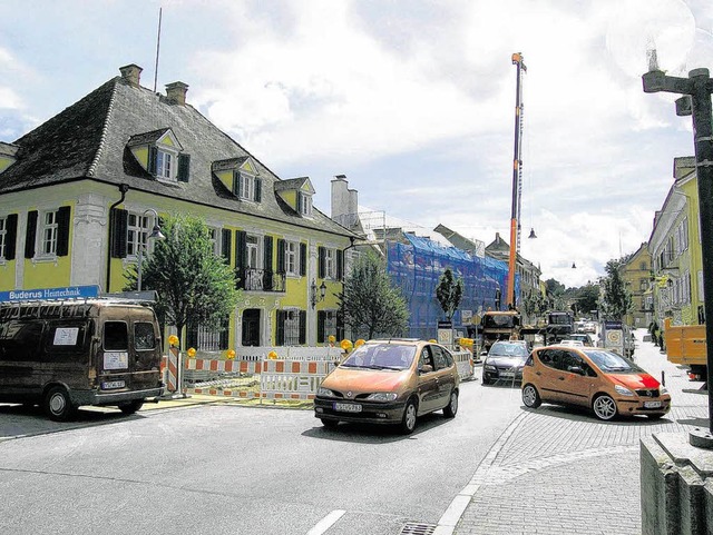 Noch wird an   der  Josefstrae fleiig gebaut.       | Foto: BZ