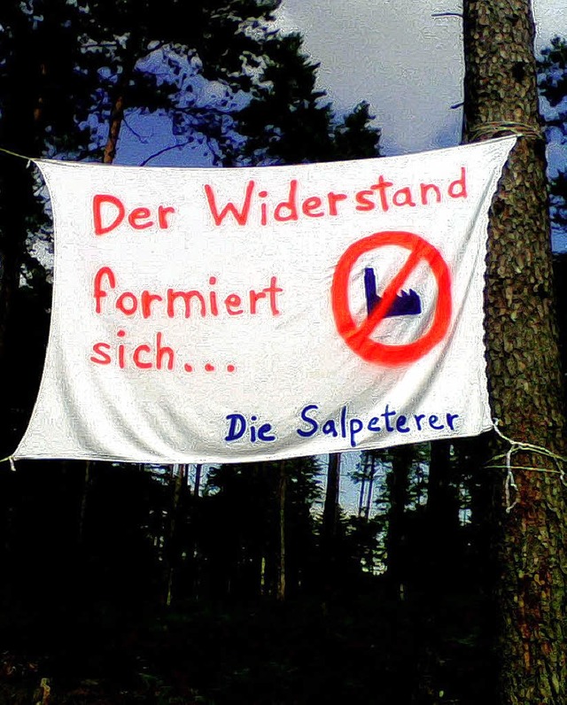 Der Widerstand gegen die Ansiedlung vo...yclingbetrieb im Weihermoos (rechts).   | Foto: PRIVAT/MICHAEL GOTTSTEIN
