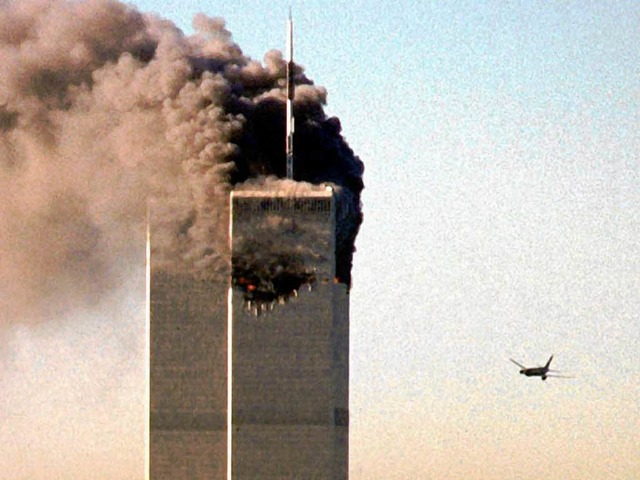 Am 11. September strzten zwei Flugzeu...e des World Trade Centers in New York.  | Foto: dpa