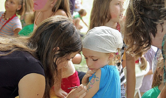 Beim Kinderferienprogramm der evangelischen Kirche   | Foto: denise beil