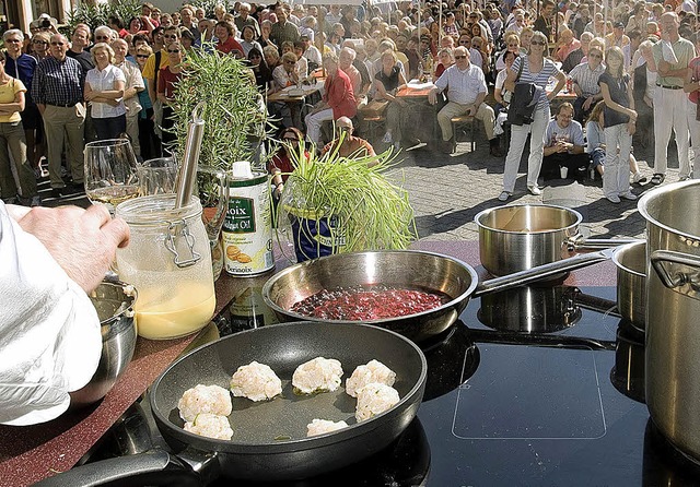 Nur regionale Produkte werden am Sonnt...f dem Offenburger Marktplatz erwartet   | Foto: SWR1