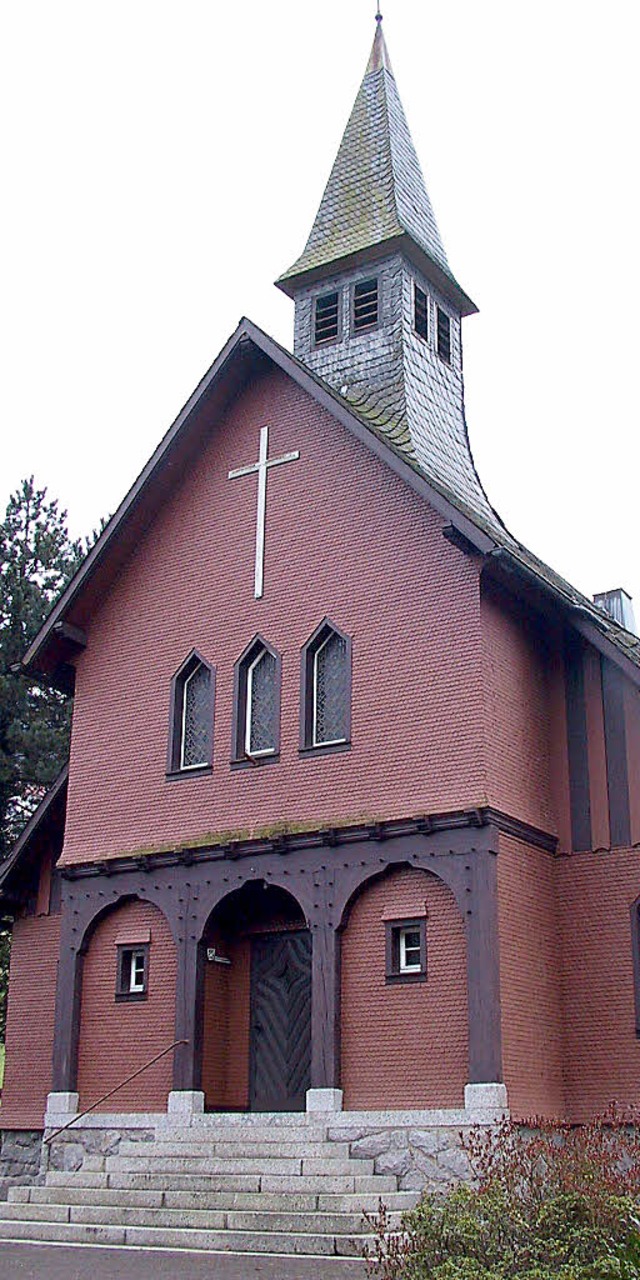 Wurde 1936 im Stil einer skandinavisch... die evangelische Kirche in Ottenhfen  | Foto: bz