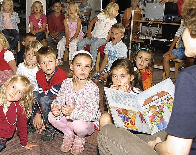 Aus kleinen Zuhrern werden bald selbst  (Vor-)Leser.   | Foto: heidi fssel