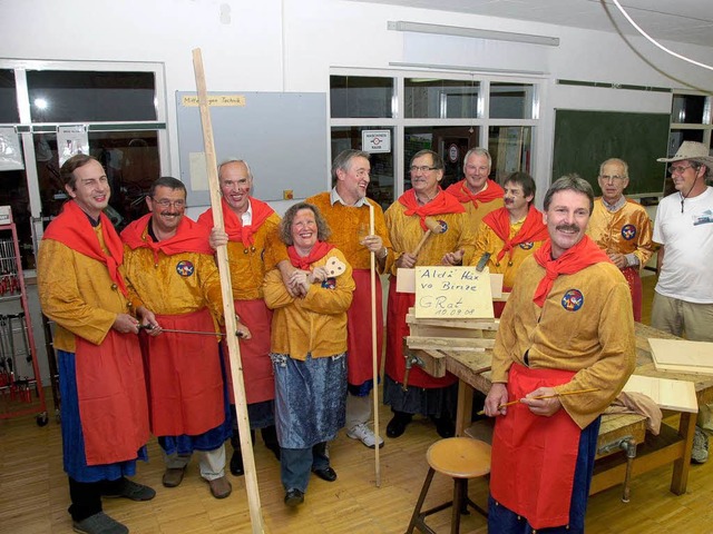 Fr den Gemeinderat keine groe Hexere...ie Suppe angerhrt und   in die  Halle  | Foto: BZ