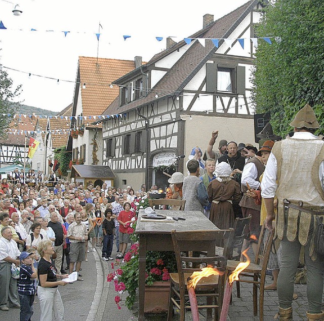 Kiechlinsbergens Fachwerkbauernhfe si...ulisse  zum Feiern und Schauspielern.   | Foto: Roland Vitt