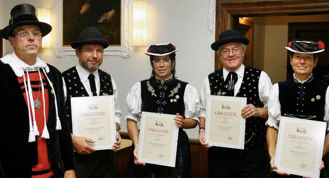 Ehrungen Trachtengruppe Oberried  | Foto: Michael Martin