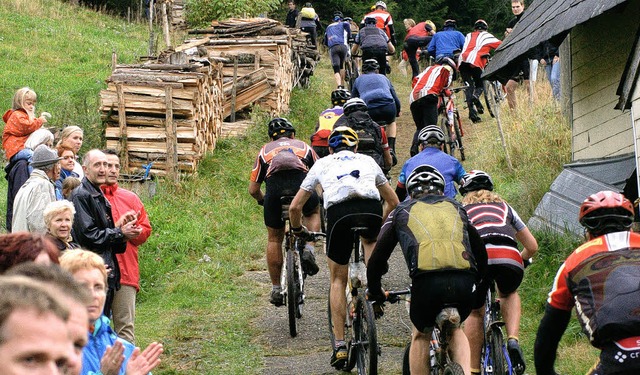 Kraftraubende Anstiege zuhauf  gibt es...warzwald-Bike-Marathon in  Furtwangen.  | Foto: Hansjrg hall