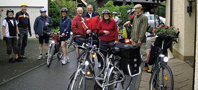 Auf groe Fahrt mit dem Velo gingen 14...Schwarzwaldvereins Kleines Wiesental.   | Foto: Privat