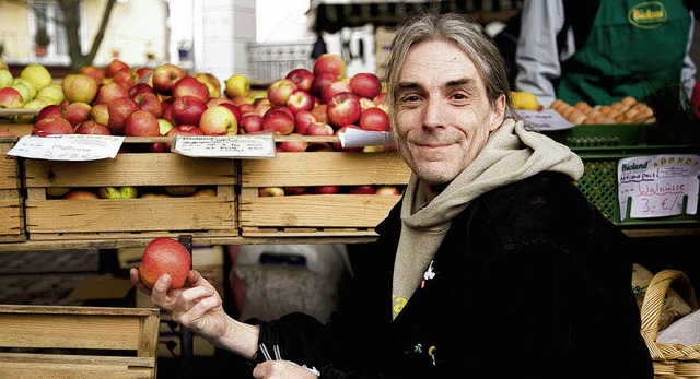 Obst und Gemse gibt&#8217;s fr Wam Kat nur vom Biobauern.  | Foto: Kai Pelka