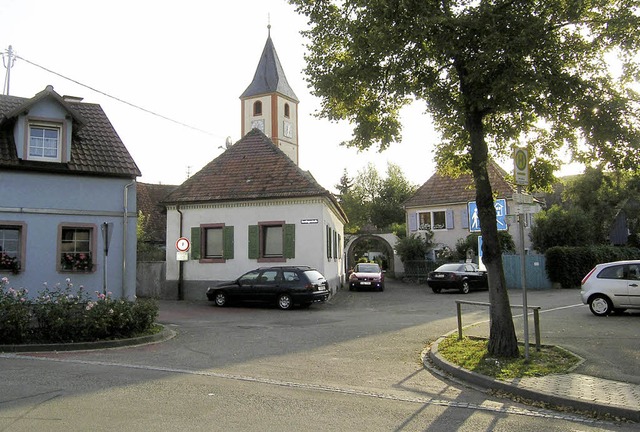 Der <Bildtext>Martinsplatz in Sasbach ...t Platzcharakter bekommen. </Bildtext>  | Foto: Haberer