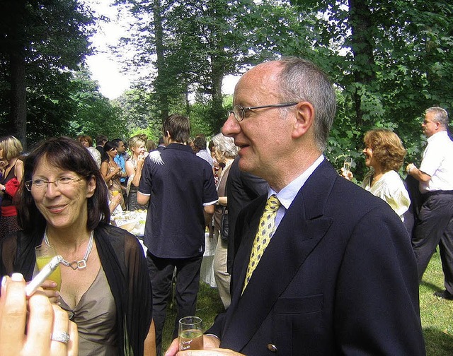 Werner Semmler hat als heutiger Eigent...nte Kulisse fr eine  Fernsehhochzeit.  | Foto: Kati Wortelkamp