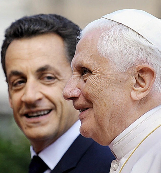 Prsident und Papst  | Foto: DPA