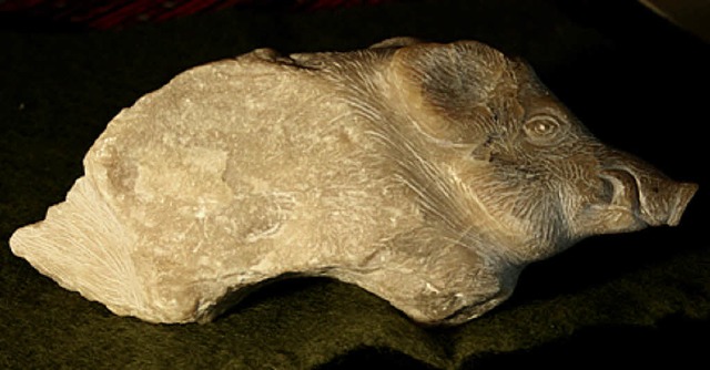 Diese Wildschweinplastik von Sibylle U... der 30 Kunstobjekte der Ausstellung.   | Foto: Privat