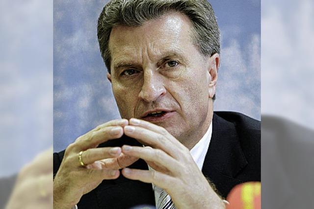 Oettinger beehrt die Waldstadt