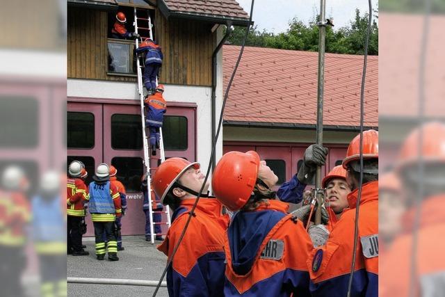 Wie im richtigen Feuerwehrleben