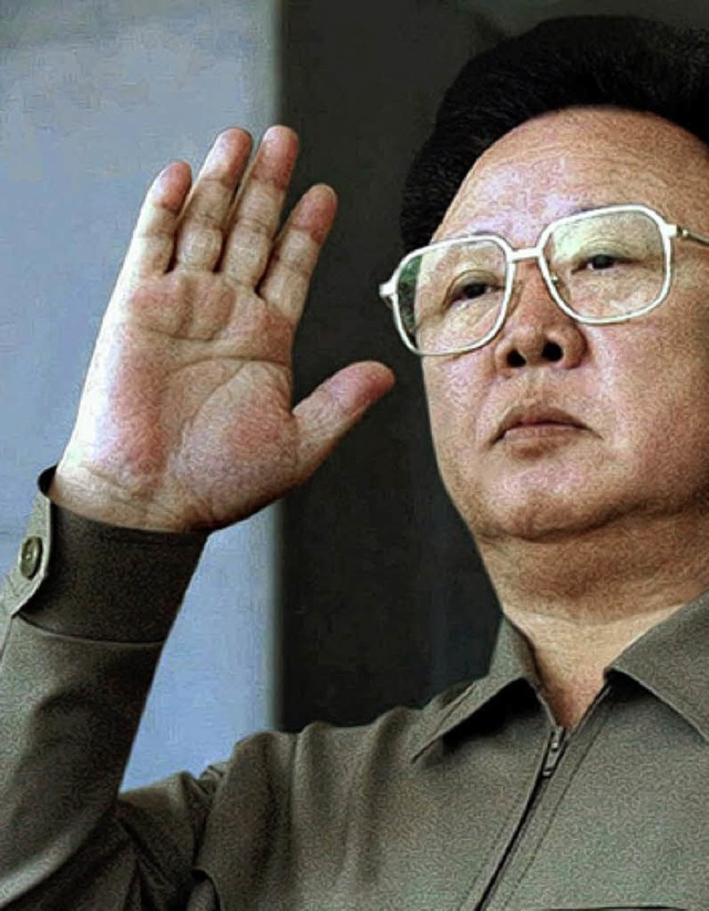 Der nordkoreanische Militrmachthaber Kim Jong Il   | Foto: dpa