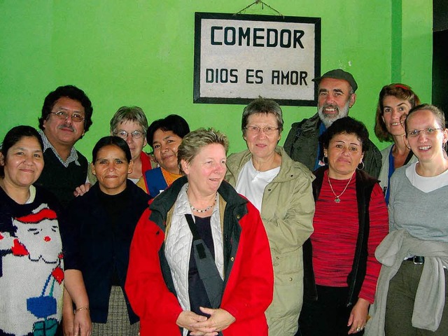 Herzlich empfangen wurde die Laufenburger Reisgeruppe in Peru.  | Foto: BZ