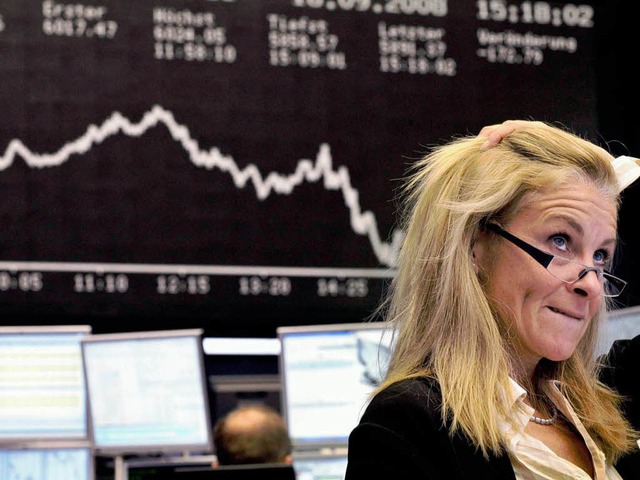 Gespannte Stimmung an der Wall Street  | Foto: ddp