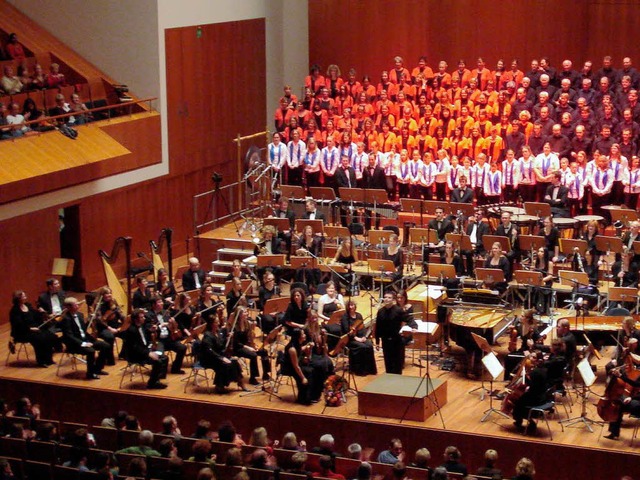 ORSOphilharmonic bei einem Konzert.  | Foto: Privat