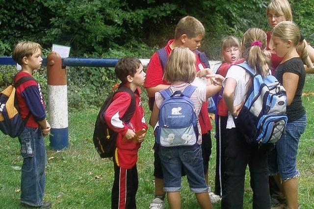 35 Kinder vergngten sich im Schlosswald