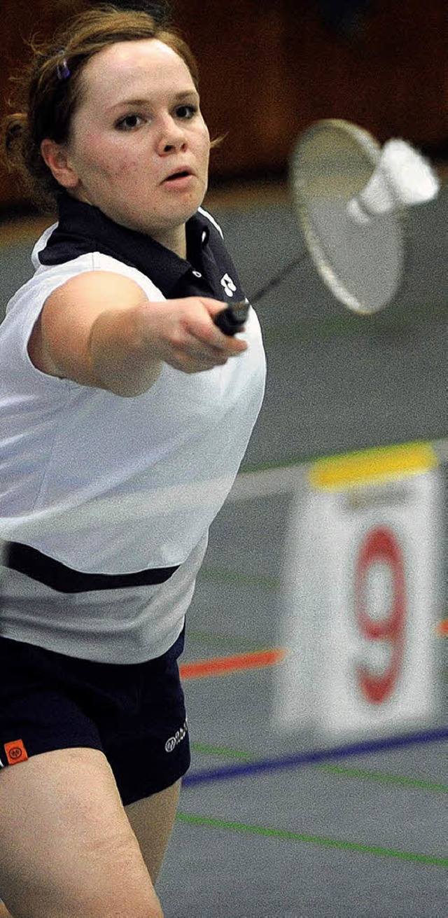 Wechselte vom TV Brennet-flingen zum ...heim: Badminton-Talent Ulrike Sobottka  | Foto: Meinrad Schn