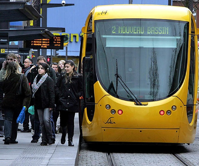 Straenbahn in Mulhouse  | Foto: Darek Szuster