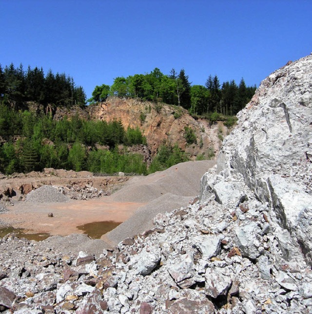 Vulkangestein auf dem Heuberg bei Freiamt  | Foto: haberer