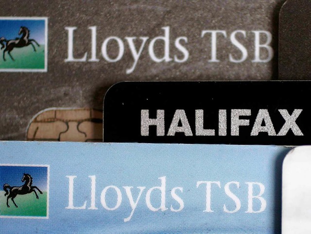 Fusion auf der Insel: Lloyds Bank ber...pothekenbank Halifax Bank of Scotland.  | Foto: dpa